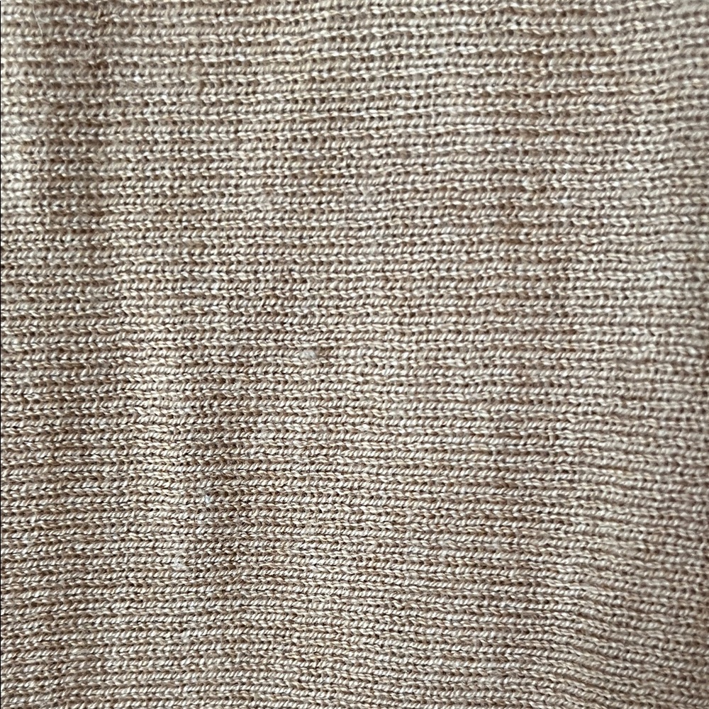 INC Light Weight Camel Tan Long Sleeve Tunic Sweeter Large - Picture 6 of 10